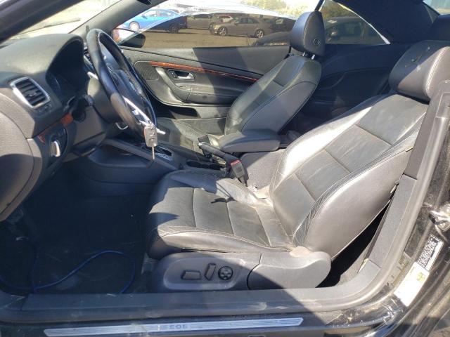 WVWFW7AH9CV001998 - 2012 VOLKSWAGEN EOS LUX შავი ფოტო 7