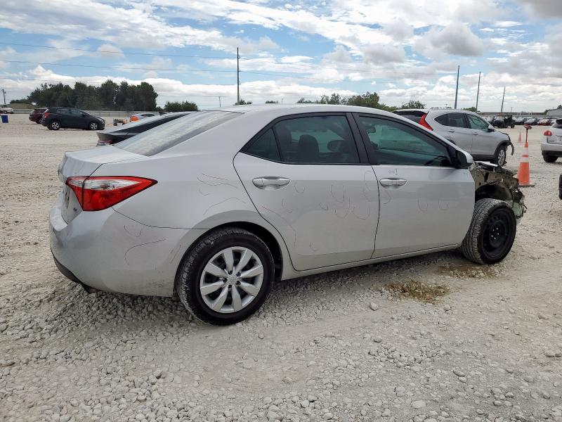 5YFBURHE5GP470476 - 2016 TOYOTA COROLLA L SILVER photo 3