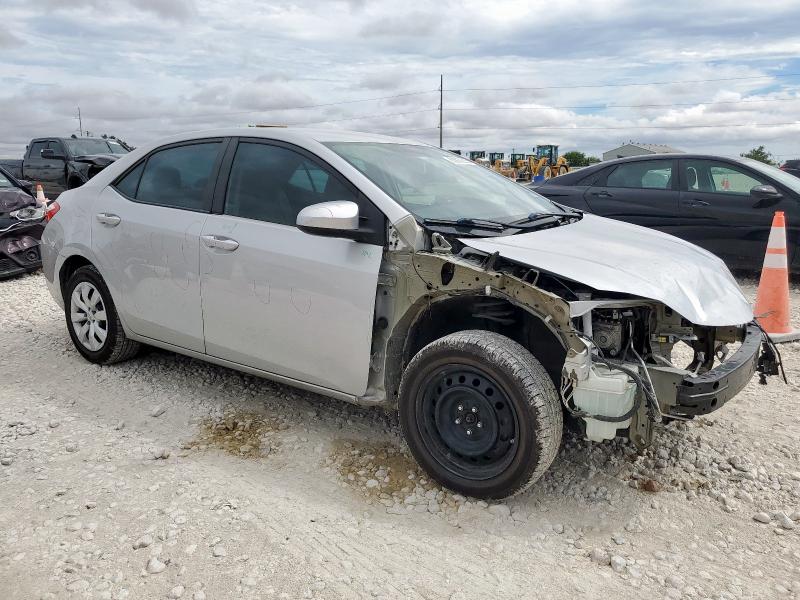 5YFBURHE5GP470476 - 2016 TOYOTA COROLLA L SILVER photo 4