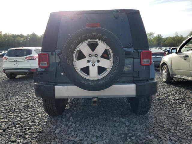 1J8FA541X8L519597 - 2008 JEEP WRANGLER SAHARA BLUE photo 6