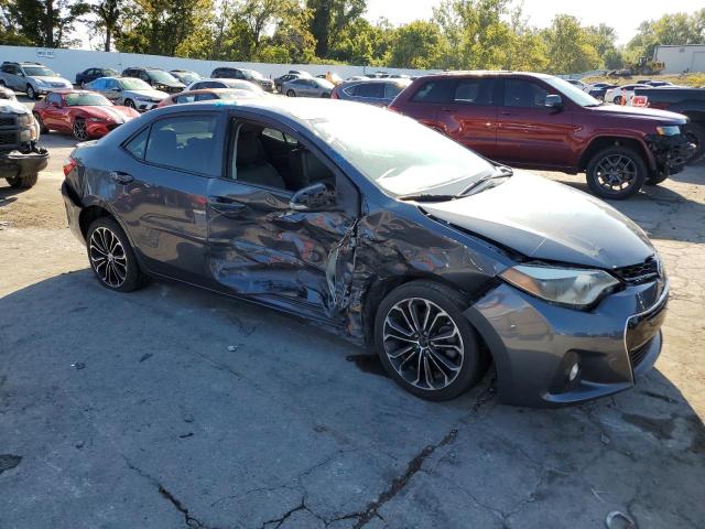 5YFBURHE9FP306095 - 2015 TOYOTA COROLLA L GRAY photo 4