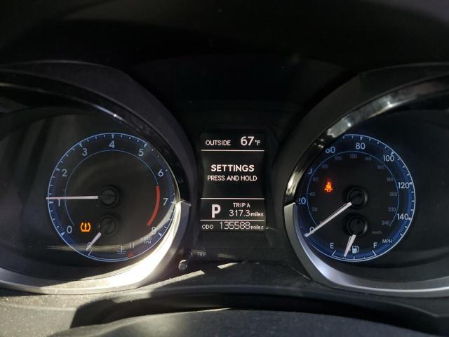 5YFBURHE9FP306095 - 2015 TOYOTA COROLLA L GRAY photo 9