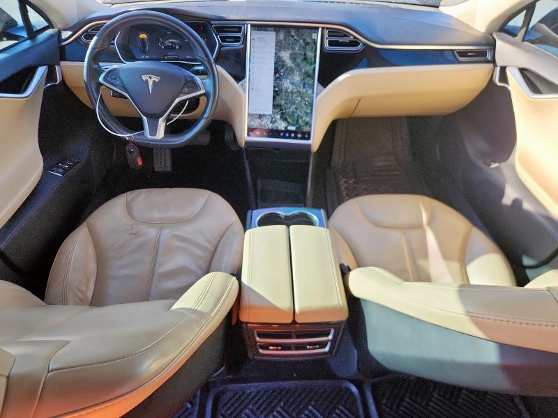 5YJSA1H11EFP51853 - 2014 TESLA MODEL S შავი ფოტო 8