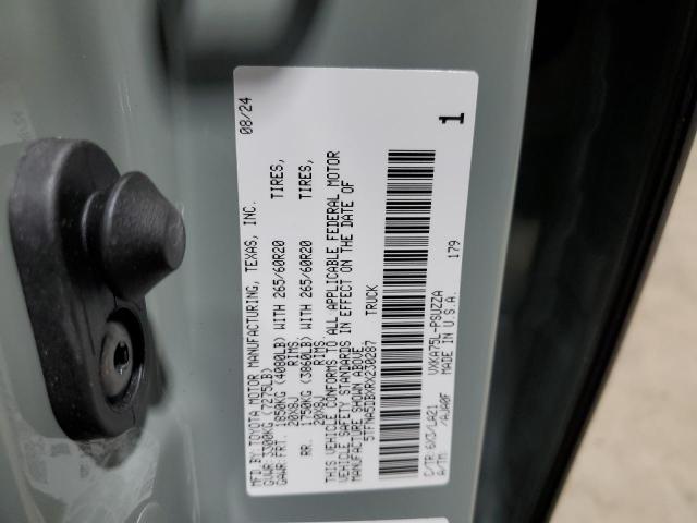 5TFNA5DBXRX230287 - 2024 TOYOTA TUNDRA CREWMAX PLATINUM ნაცრისფერი ფოტო 12