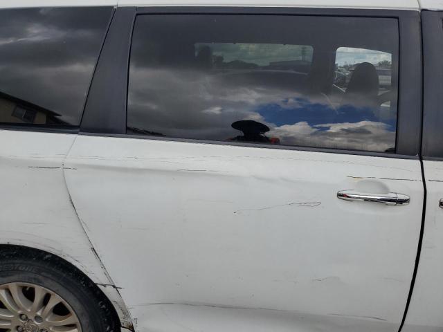 5TDYK3DC4ES414728 - 2014 TOYT SIENNA XLE WHITE photo 11