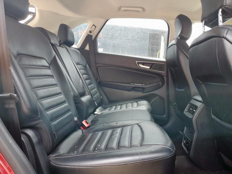 2FMPK3J92GBC11048 - 2016 FORD EDGE SEL წითელი ფოტო 11