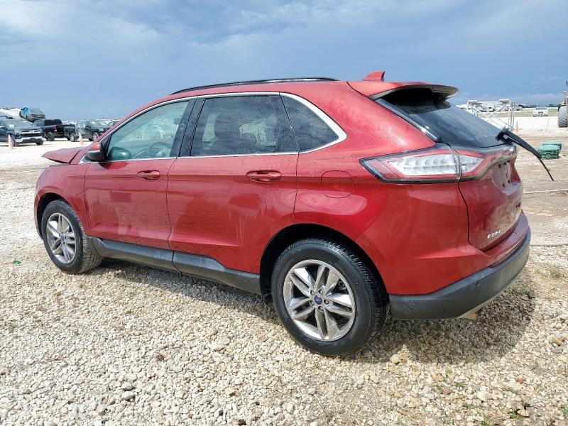2FMPK3J92GBC11048 - 2016 FORD EDGE SEL წითელი ფოტო 2