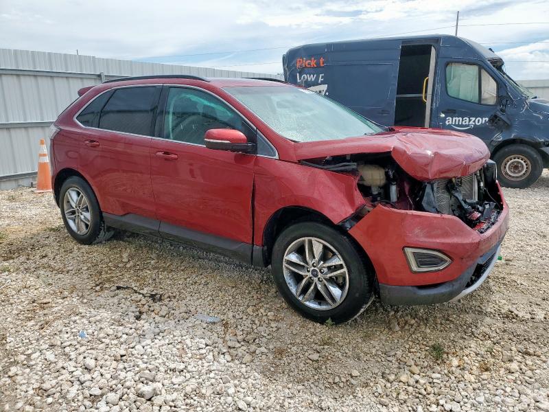 2FMPK3J92GBC11048 - 2016 FORD EDGE SEL წითელი ფოტო 4