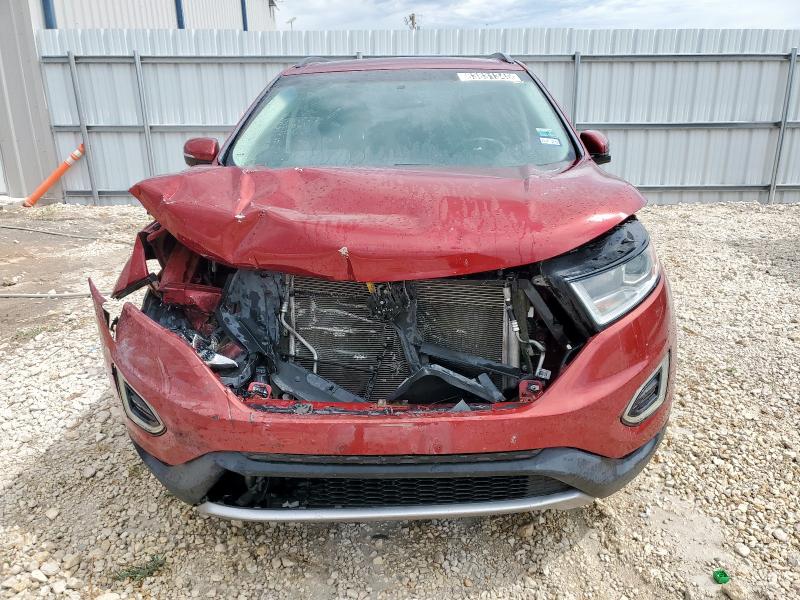 2FMPK3J92GBC11048 - 2016 FORD EDGE SEL წითელი ფოტო 5