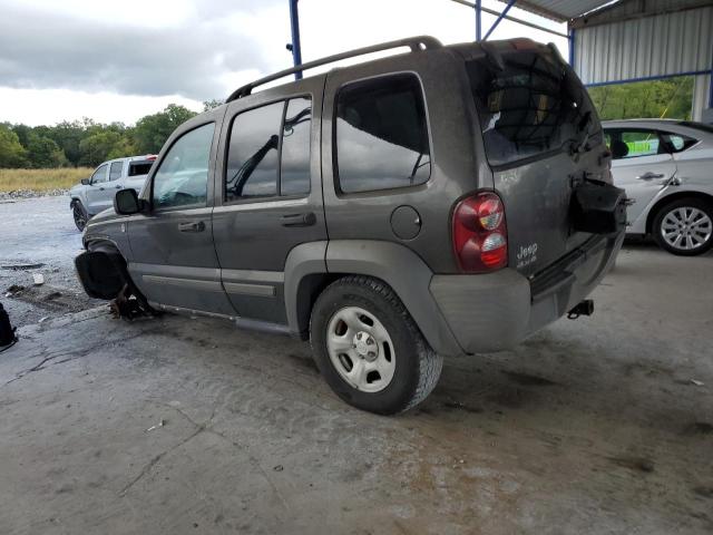 1J4GL48KX6W262689 - 2006 JEEP LIBERTY SPORT Сұр фото 2