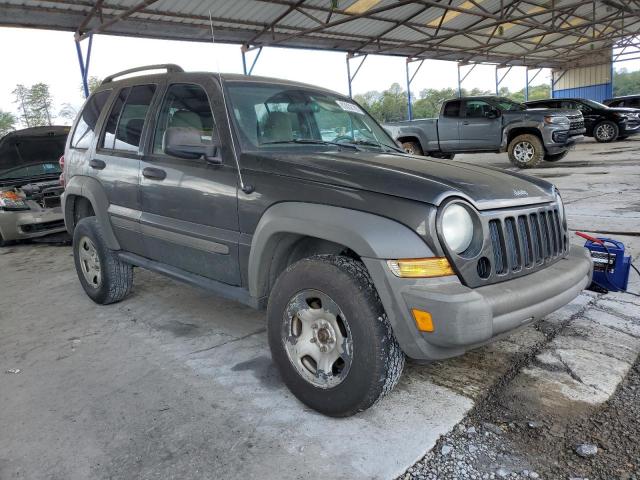 1J4GL48KX6W262689 - 2006 JEEP LIBERTY SPORT Сұр фото 4