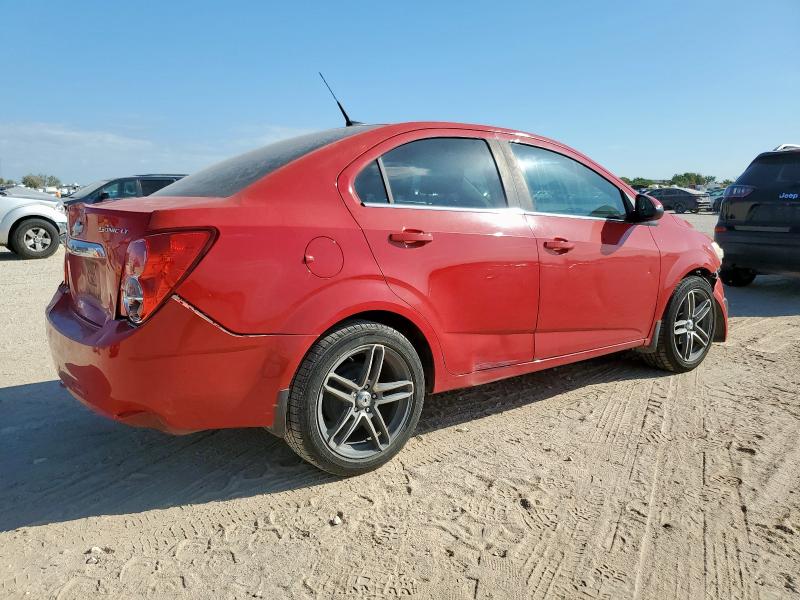 1G1JC5SH1D4231086 - 2013 CHEVROLET SONIC LT 红色 照片 3