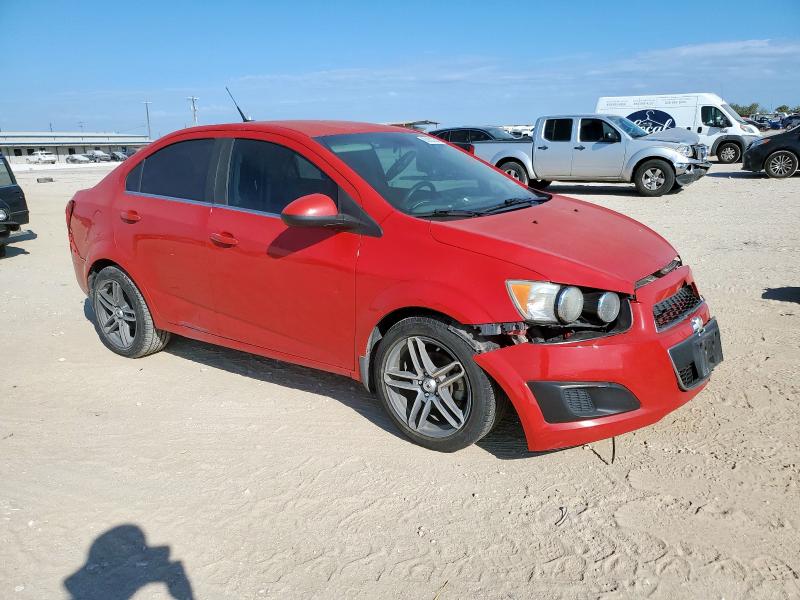 1G1JC5SH1D4231086 - 2013 CHEVROLET SONIC LT 红色 照片 4