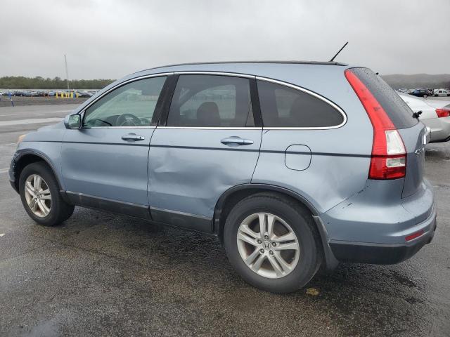 5J6RE4H75AL012432 - 2010 HONDA CR-V EXL 蓝色 照片 2