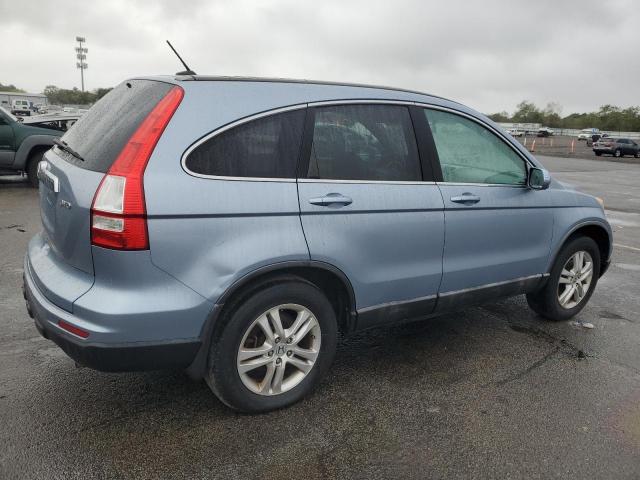 5J6RE4H75AL012432 - 2010 HONDA CR-V EXL 蓝色 照片 3
