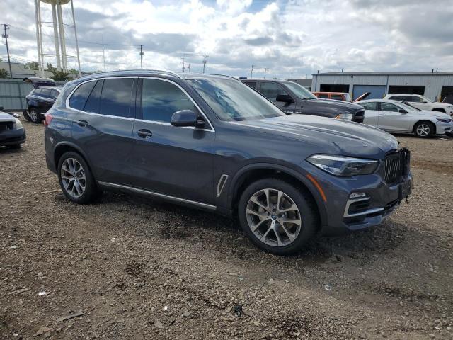 5UXCR6C55KLL04938 - 2019 BMW X5 XDRIVE40I Көк фото 4
