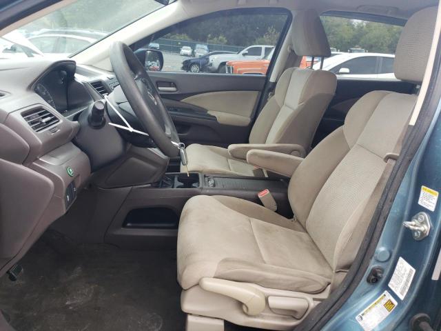 5J6RM4H57EL072302 - 2014 HONDA CR-V EX BLUE photo 7