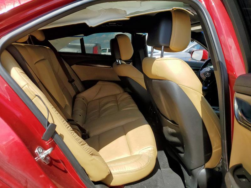 1G6AA5RA6D0152867 - 2013 CADILLAC ATS RED photo 10
