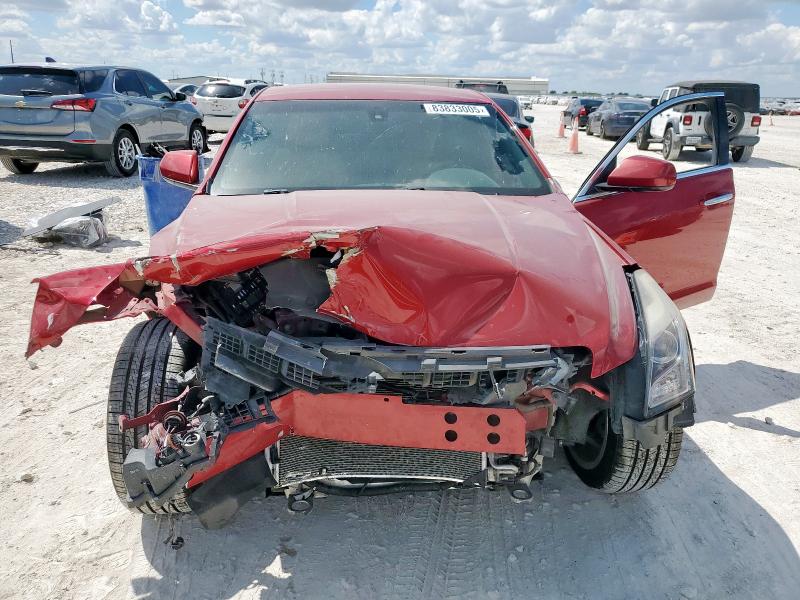 1G6AA5RA6D0152867 - 2013 CADILLAC ATS RED photo 11