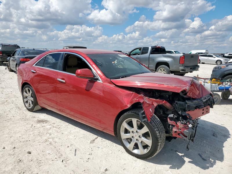 1G6AA5RA6D0152867 - 2013 CADILLAC ATS RED photo 4