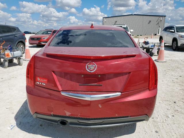 1G6AA5RA6D0152867 - 2013 CADILLAC ATS RED photo 6