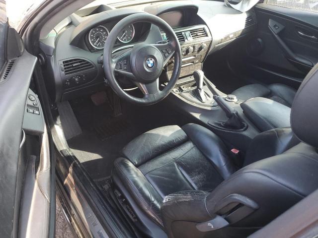 WBAEH13517CR51826 - 2007 BMW 650 I BLACK photo 8