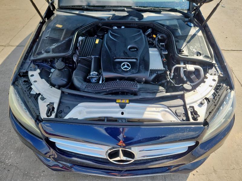 55SWF4JB4GU160764 - 2016 MERCEDES-BENZ C 300 BLUE photo 11