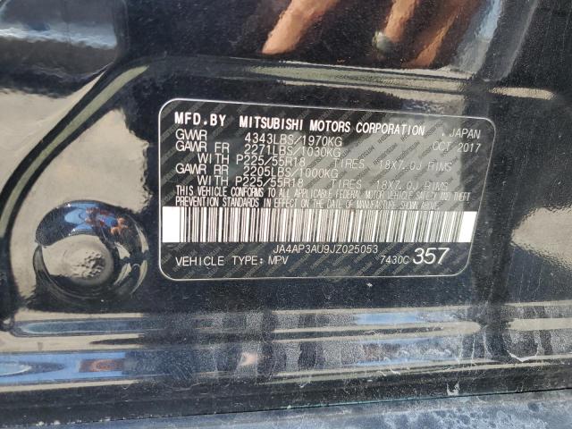 JA4AP3AU9JZ025053 - 2018 MITSUBISHI OUTLANDER ES Noir photo 13