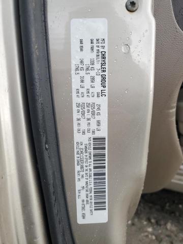 2C4RC1CG3ER108672 - 2014 CHRYSLER TOWN & COU TOURING L GOLD photo 13