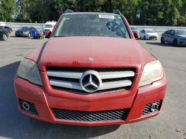 WDCGG5GB7CF740395 - 2012 MERCEDES-BENZ GLK 350 RED photo 5
