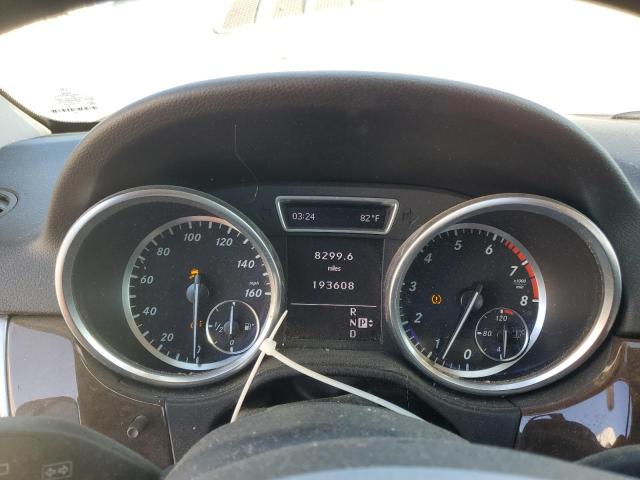 4JGDA5HB6CA088628 - 2012 MERCEDES-BENZ ML 350 4MATIC SILVER photo 9