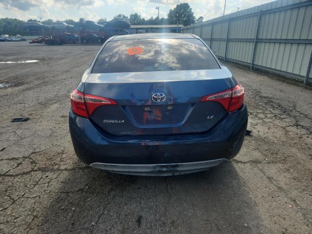 5YFBURHE7HP700665 - 2017 TOYOTA COROLLA L BLUE photo 6
