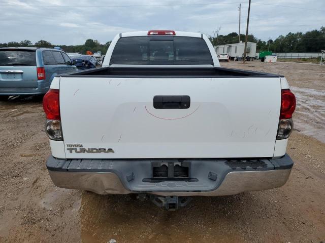 5TFRT54167X002870 - 2007 TOYOTA TUNDRA DOUBLE CAB SR5 WHITE photo 6