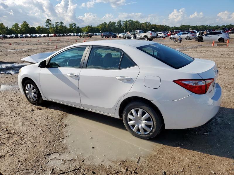 2T1BURHE7EC074501 - 2014 TOYOTA COROLLA L WHITE photo 2