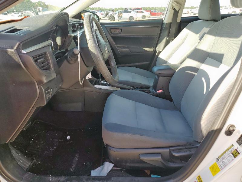 2T1BURHE7EC074501 - 2014 TOYOTA COROLLA L WHITE photo 7