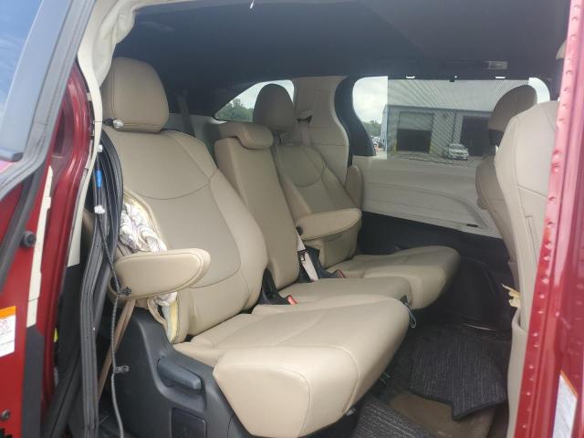 5TDYRKEC1RS188674 - 2024 TOYOTA SIENNA XLE ბურგუნდია ფოტო 11