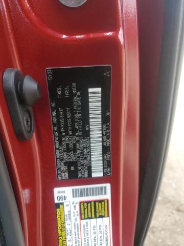 5TDYRKEC1RS188674 - 2024 TOYOTA SIENNA XLE ბურგუნდია ფოტო 14