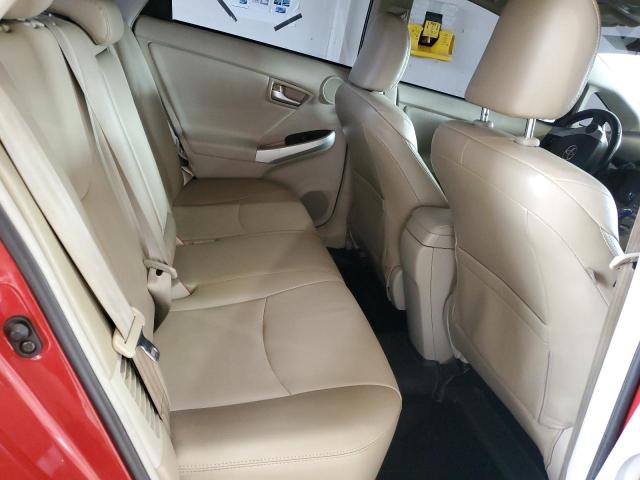 JTDKN3DU6D5684747 - 2013 TOYOTA PRIUS RED photo 10