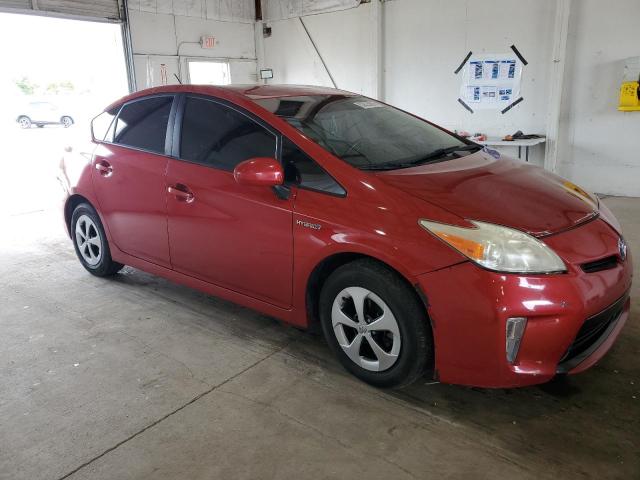 JTDKN3DU6D5684747 - 2013 TOYOTA PRIUS RED photo 4