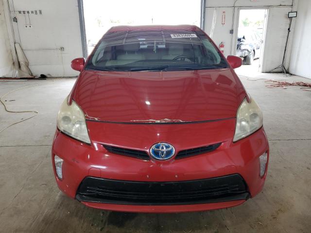 JTDKN3DU6D5684747 - 2013 TOYOTA PRIUS RED photo 5