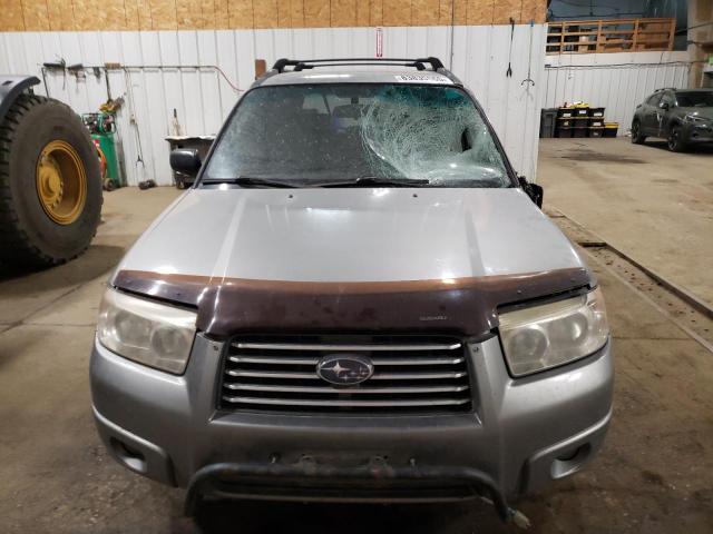JF1SG63697H707395 - 2007 SUBARU FORESTER 2.5X SILVER photo 5