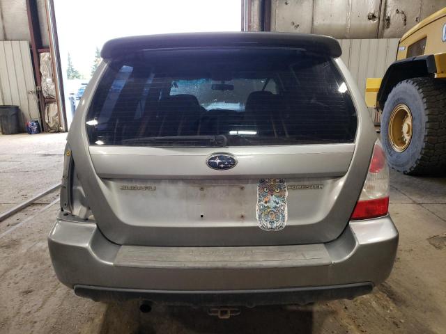 JF1SG63697H707395 - 2007 SUBARU FORESTER 2.5X SILVER photo 6