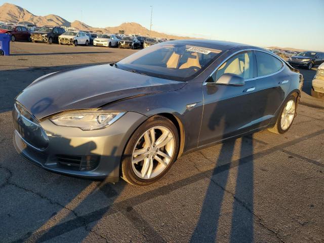 5YJSA1AG6DFP08770 - 2013 TESLA MODEL S GRAY photo 1