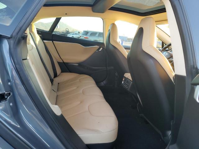 5YJSA1AG6DFP08770 - 2013 TESLA MODEL S GRAY photo 10
