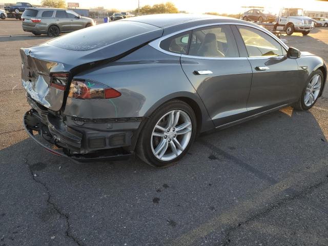 5YJSA1AG6DFP08770 - 2013 TESLA MODEL S GRAY photo 3