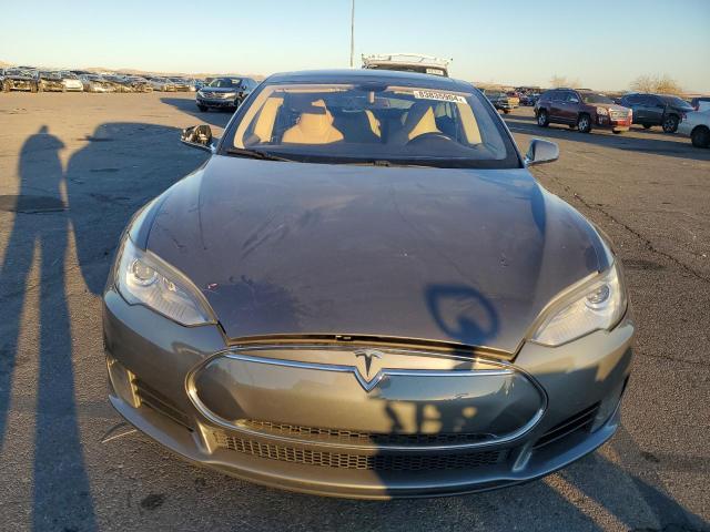 5YJSA1AG6DFP08770 - 2013 TESLA MODEL S GRAY photo 5