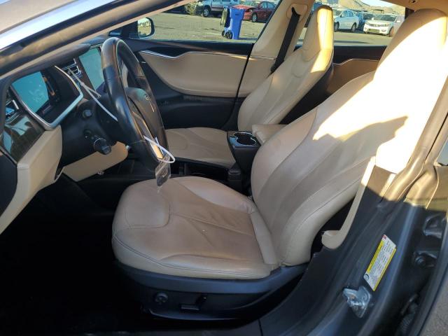 5YJSA1AG6DFP08770 - 2013 TESLA MODEL S GRAY photo 7