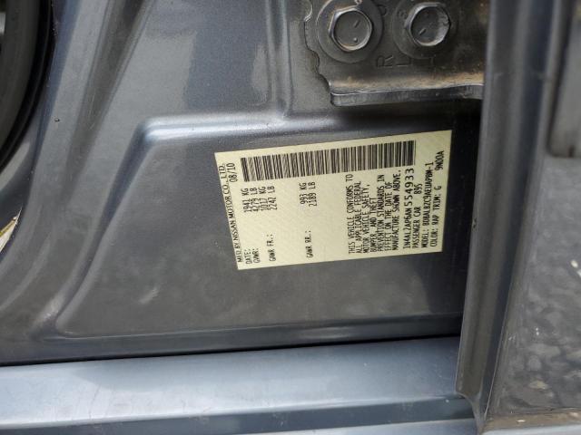 1N4AL2AP6AN554933 - 2010 NISSAN ALTIMA BASE BLUE photo 12