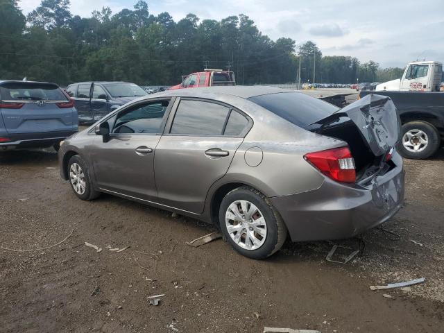 2HGFB2F59CH602979 - 2012 HONDA CIVIC LX GRAY photo 2