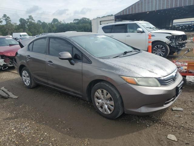 2HGFB2F59CH602979 - 2012 HONDA CIVIC LX GRAY photo 4